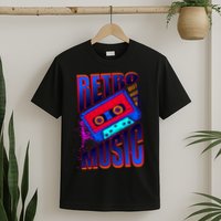 Retro Music Neon T-Shirt