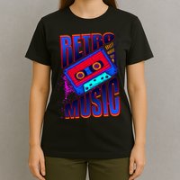 Retro Music Neon T-Shirt