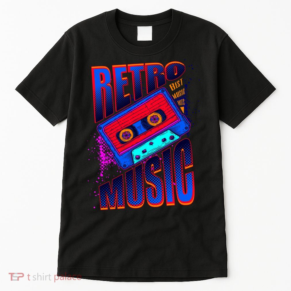 Retro Music Neon Tall T-Shirt