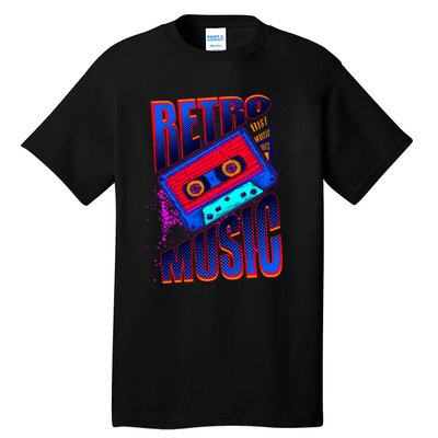 Retro Music Neon Tall T-Shirt