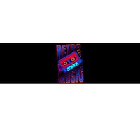 Retro Music Neon Bumper Sticker