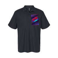 Retro Music Neon Softstyle Adult Sport Polo