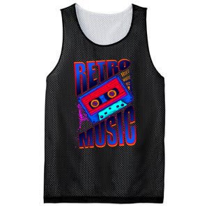 Retro Music Neon Mesh Reversible Basketball Jersey Tank