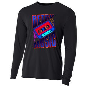 Retro Music Neon Cooling Performance Long Sleeve Crew