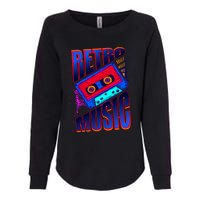 Retro Music Neon Womens California Wash Sweatshirt