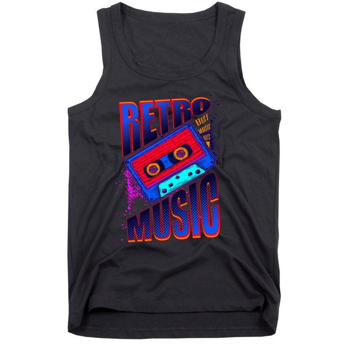 Retro Music Neon Tank Top