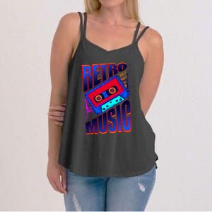 Retro Music Neon Women's Strappy Tank