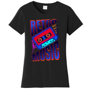 Retro Music Neon Women's T-Shirt