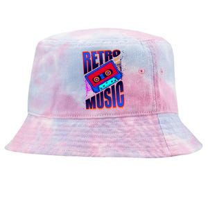 Retro Music Neon Tie-Dyed Bucket Hat