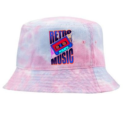 Retro Music Neon Tie-Dyed Bucket Hat