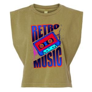 Retro Music Neon Garment-Dyed Women's Muscle Tee