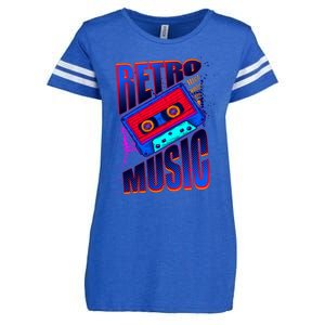 Retro Music Neon Enza Ladies Jersey Football T-Shirt