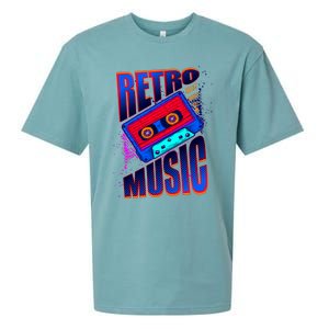 Retro Music Neon Sueded Cloud Jersey T-Shirt