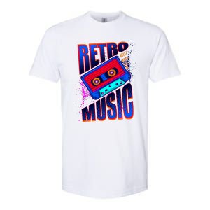 Retro Music Neon Softstyle CVC T-Shirt