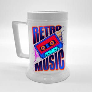 Retro Music Neon Beer Stein