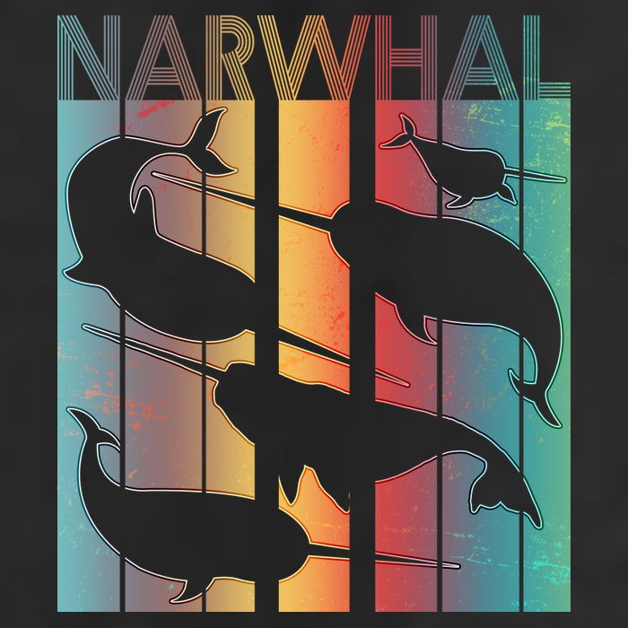 Retro Narwhal Cool Comfort Performance Bucket Hat
