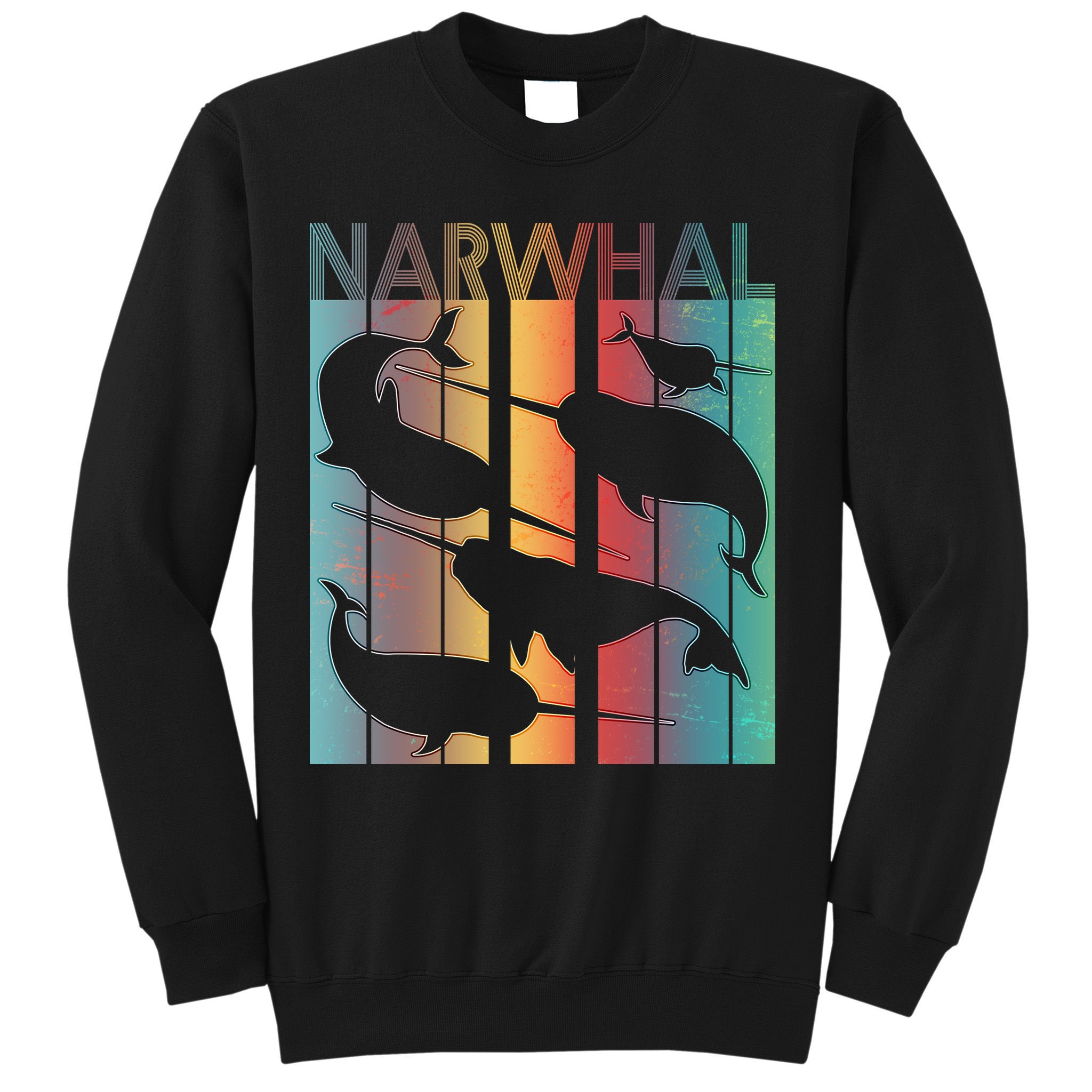 Retro Narwhal Sweatshirt