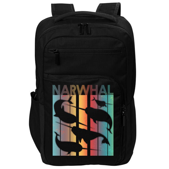 Retro Narwhal Impact Tech Backpack