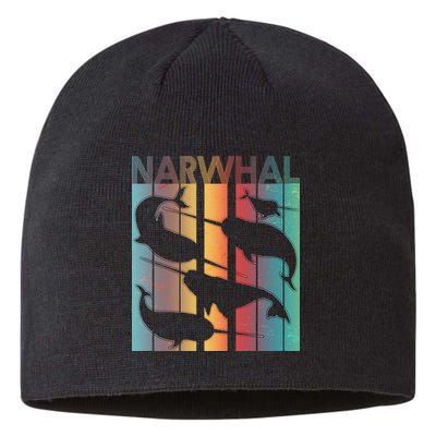 Retro Narwhal Sustainable Beanie