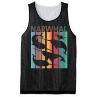 Retro Narwhal Mesh Reversible Basketball Jersey Tank