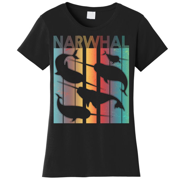 Retro Narwhal Women's T-Shirt