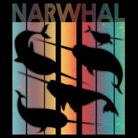 Retro Narwhal Kids T-Shirt