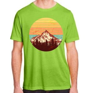 Retro Nature Mountains Adult ChromaSoft Performance T-Shirt