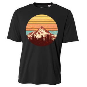 Retro Nature Mountains Cooling Performance Crew T-Shirt