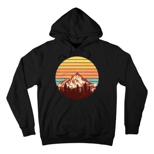 Retro Nature Mountains Hoodie