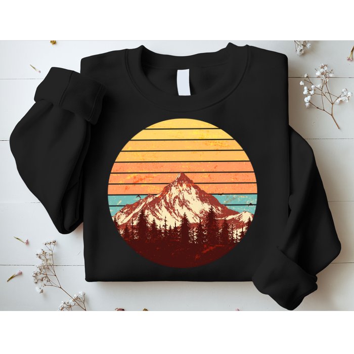 Retro Nature Mountains Sweatshirt