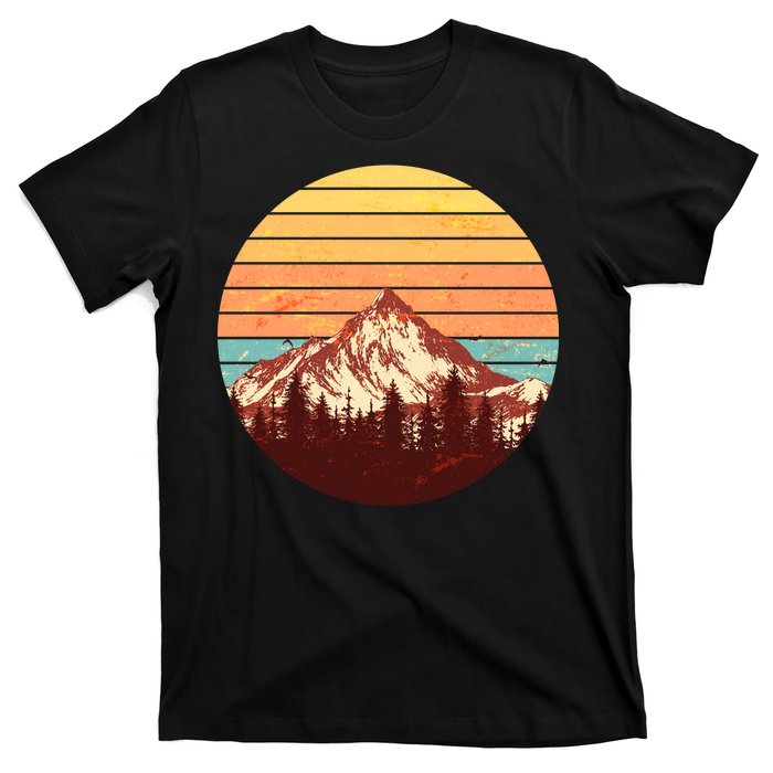 Retro Nature Mountains T-Shirt