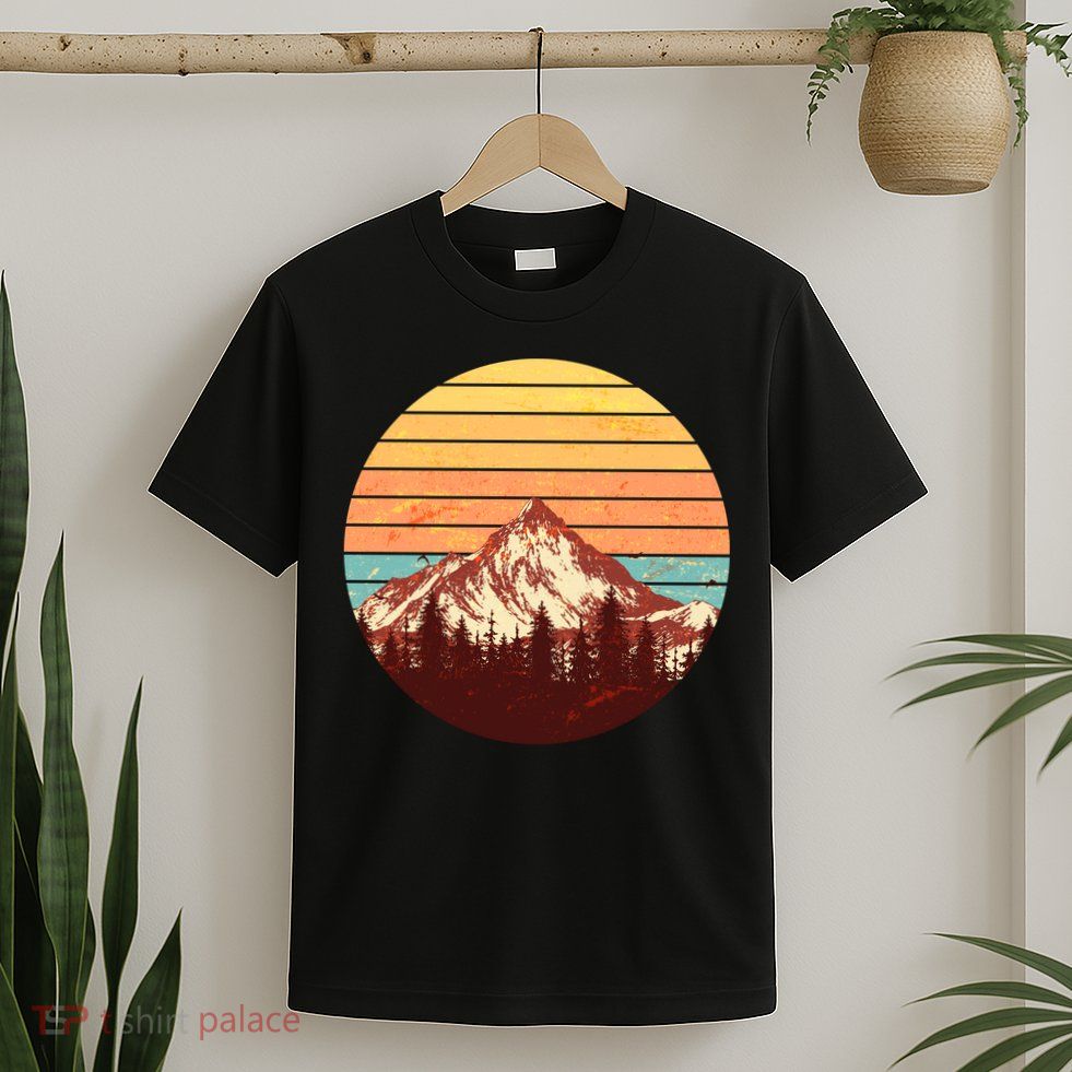 Retro Nature Mountains T-Shirt