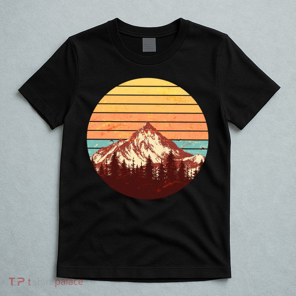 Retro Nature Mountains T-Shirt