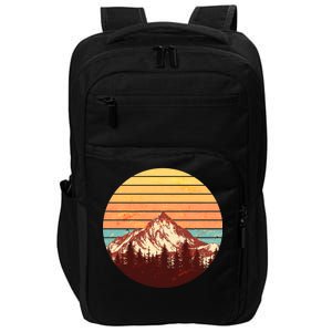 Retro Nature Mountains Impact Tech Backpack