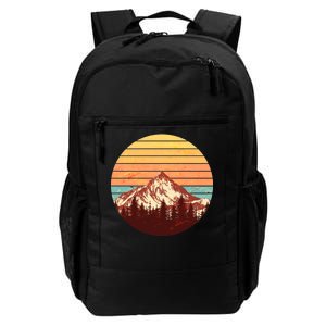 Retro Nature Mountains Daily Commute Backpack