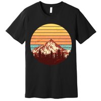 Retro Nature Mountains Premium T-Shirt