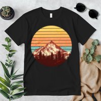 Retro Nature Mountains Premium T-Shirt