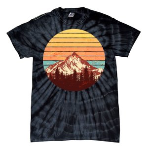 Retro Nature Mountains Tie-Dye T-Shirt