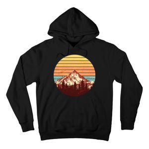 Retro Nature Mountains Tall Hoodie