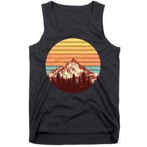 Retro Nature Mountains Tank Top