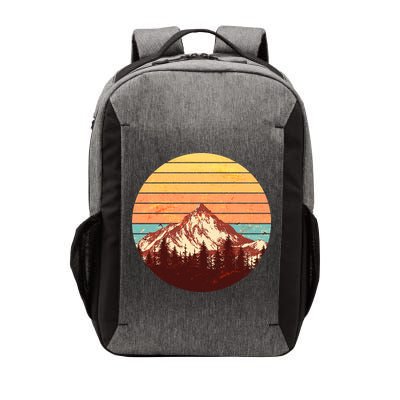 Retro Nature Mountains Vector Backpack