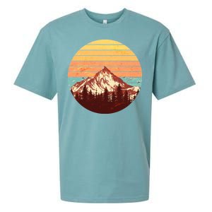 Retro Nature Mountains Sueded Cloud Jersey T-Shirt