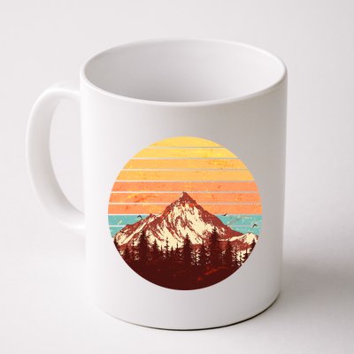 Retro Nature Mountains Coffee Mug