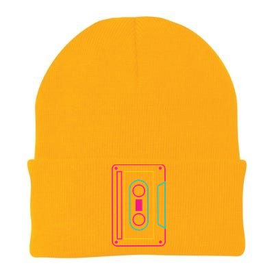 Retro Neon Cassette Tape Knit Cap Winter Beanie