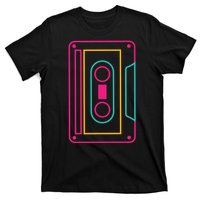 Retro Neon Cassette Tape T-Shirt