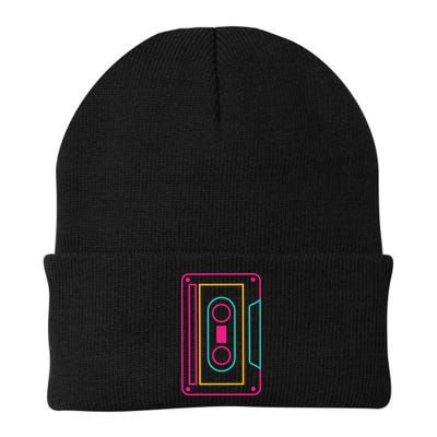 Retro Neon Cassette Tape Beanie