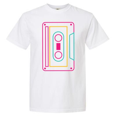 Retro Neon Cassette Tape Garment-Dyed Heavyweight T-Shirt