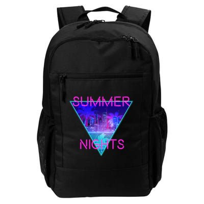 Retro Neon City Summer Nights Backpack