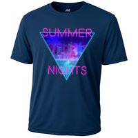 Retro Neon City Summer Nights Cooling Performance Crew T-Shirt