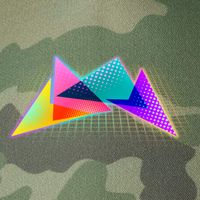 Retro Neon Geometric  Legacy Tie Dye Trucker Hat
